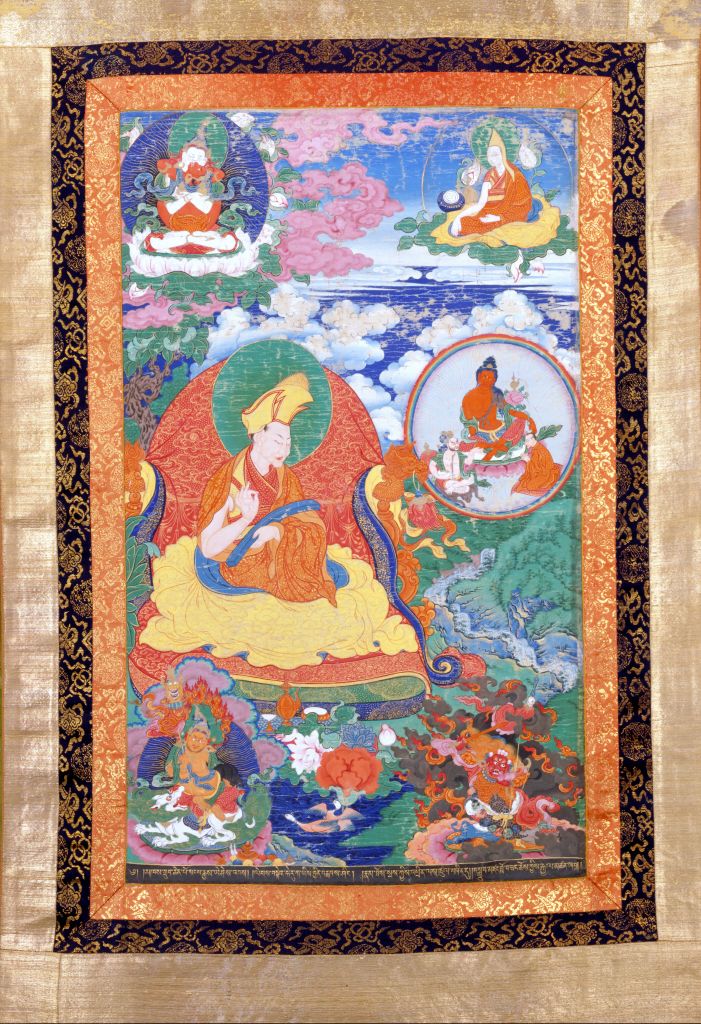 图片[1]-Origins of Panchen Lama — Luo Sang Que Ji Jian Zang Thangka-China Archive